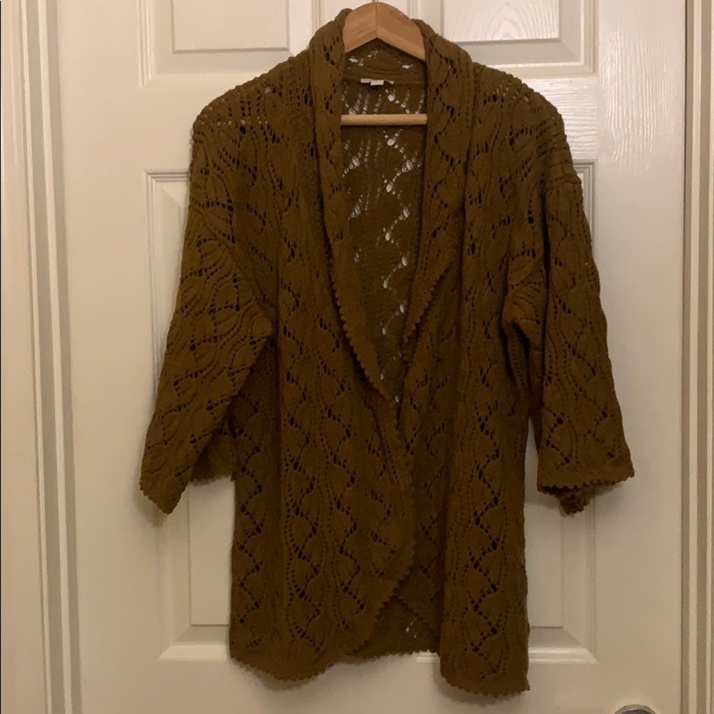 J Jill knit cardigan